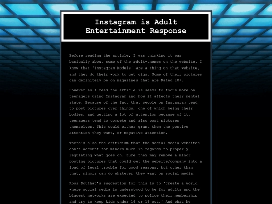 10-3-21-Instagram-Reading-Response screenshot