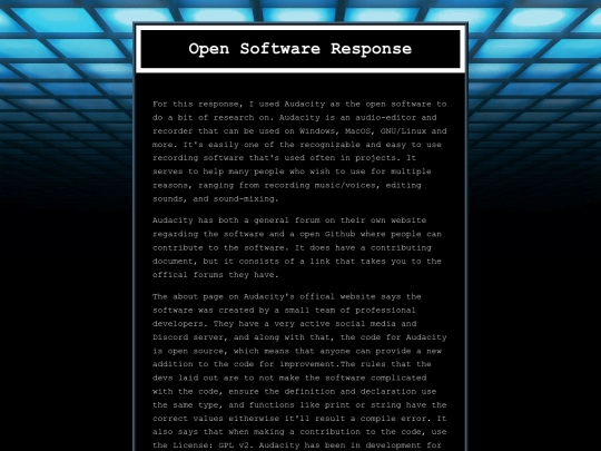 11-9-21-Open-Software-Response screenshot