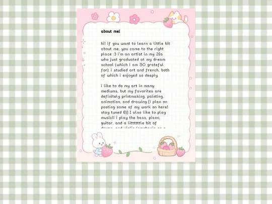 pages/aboutme screenshot