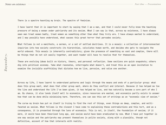 opinions/fem screenshot