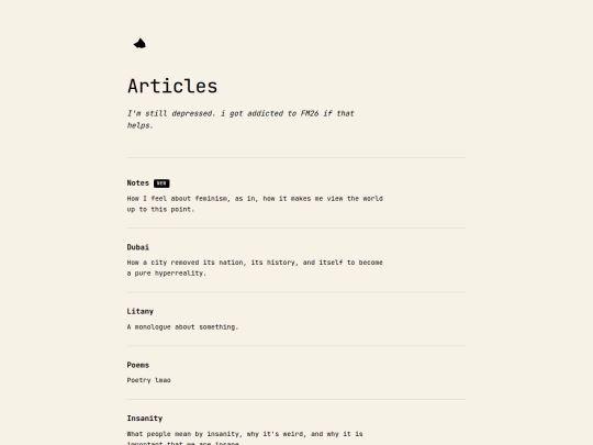 opinions screenshot