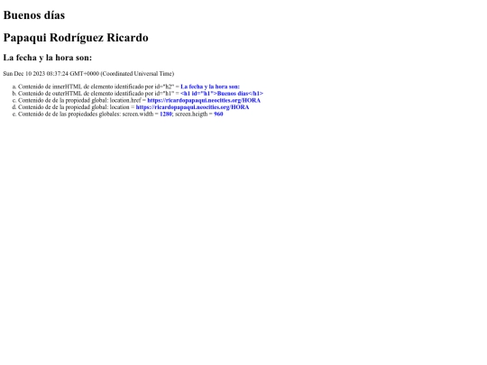 HORA screenshot