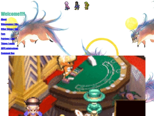menu screenshot