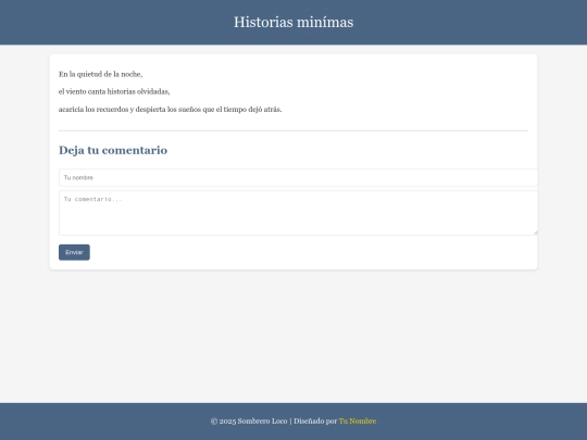 Historias-minímas screenshot