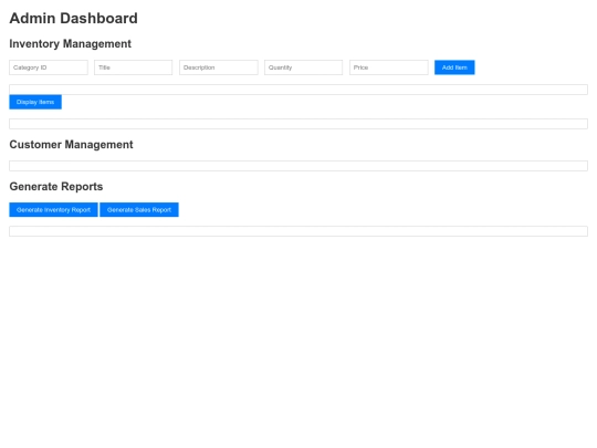 Shop/admin screenshot