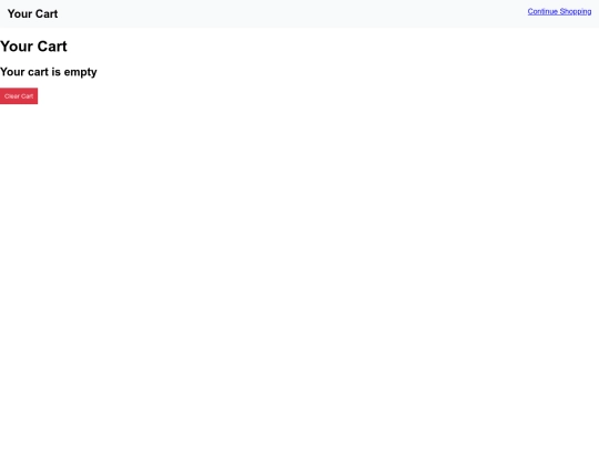 Shop/cart screenshot