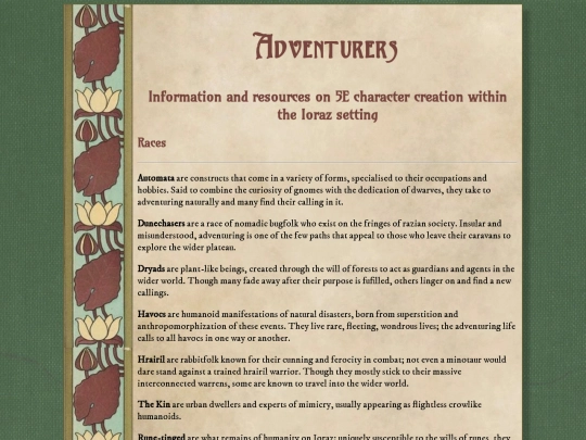 adventurers screenshot