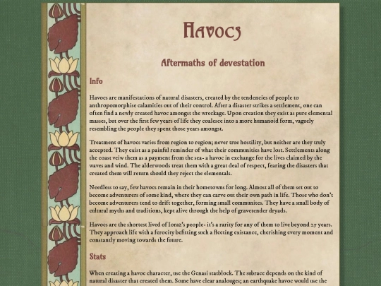 adventurers/races/havoc screenshot