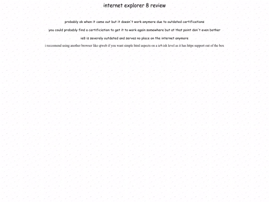 msfrontpage97/ie8review screenshot