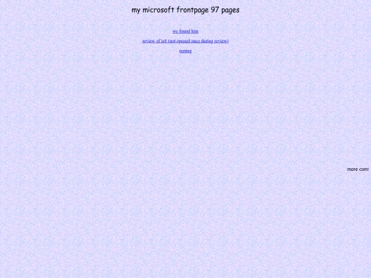 msfrontpage97/real screenshot