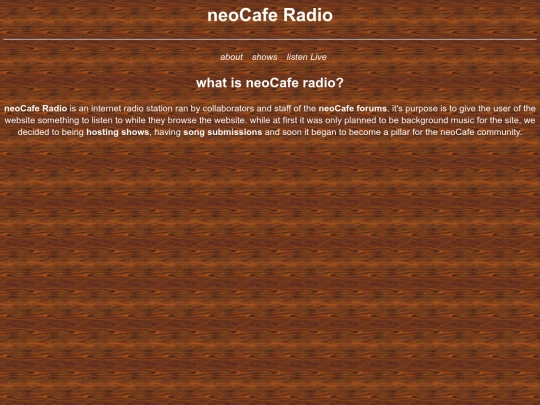 nc/about screenshot