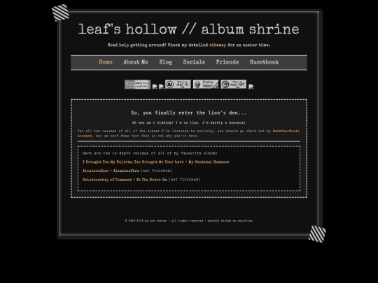 archive/3.0/albumshrine screenshot