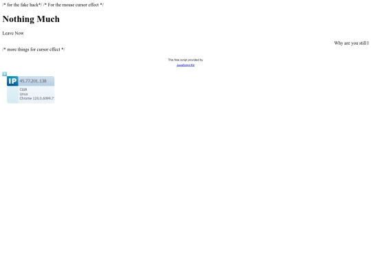 index screenshot