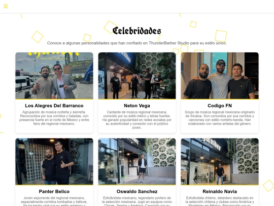 celebridades screenshot