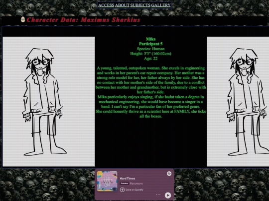 website pages/mika screenshot