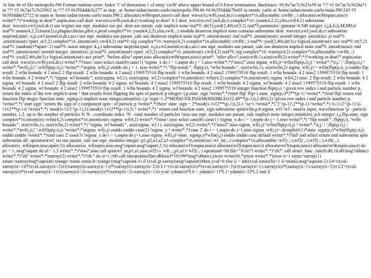 error screenshot