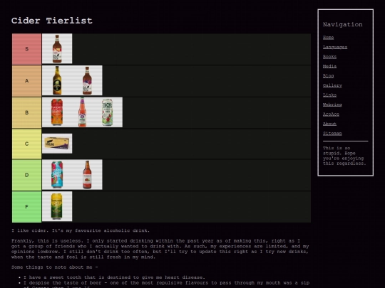 cider screenshot