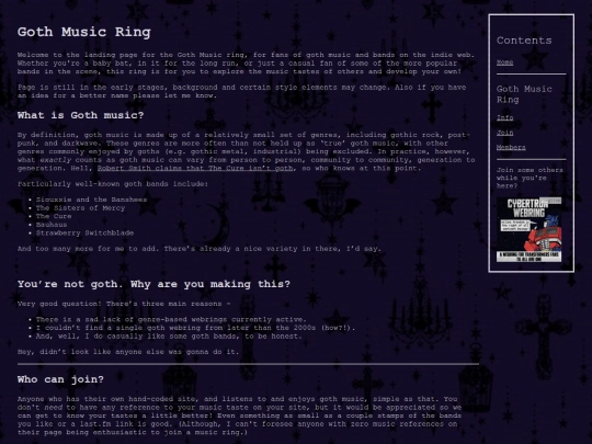 gothmusic screenshot