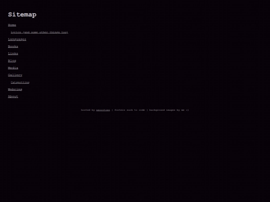 sitemap screenshot