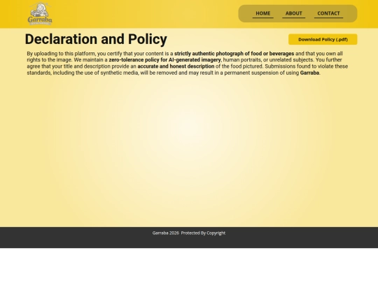 policy screenshot