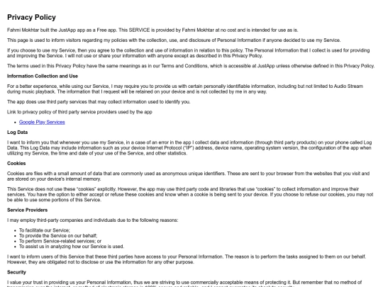 index screenshot