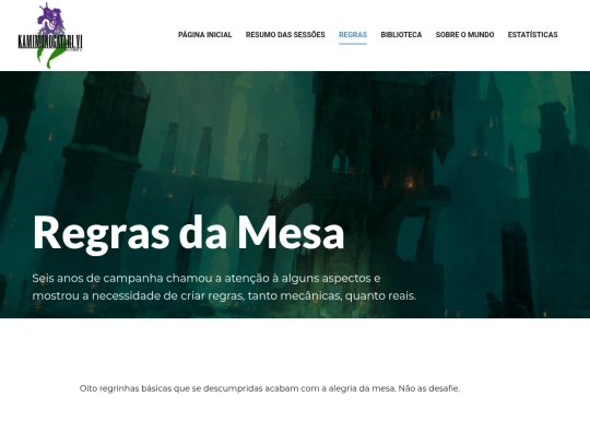 Regras screenshot
