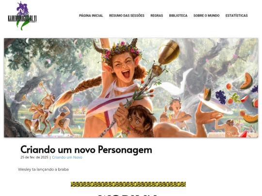 blog/criando-um-novo-personagem screenshot