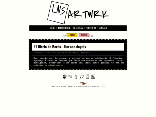 blog screenshot