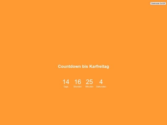 countdownDark screenshot