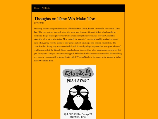 posts/Tane Wo Maku Tori screenshot