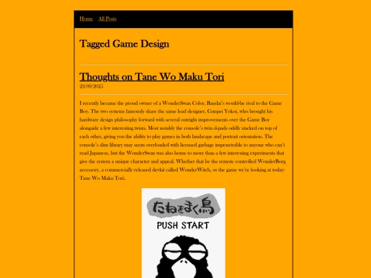 tags/Game Design screenshot