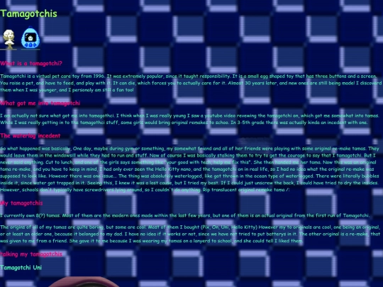 Tamapage screenshot