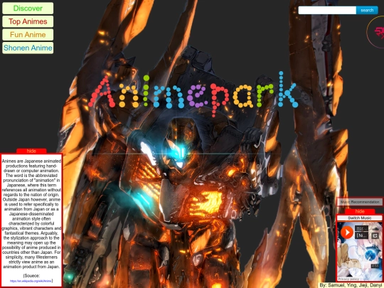 index screenshot