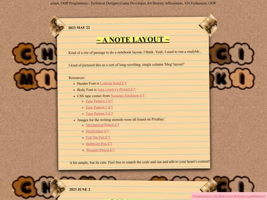 Experimental screenshot