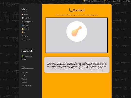 contact screenshot