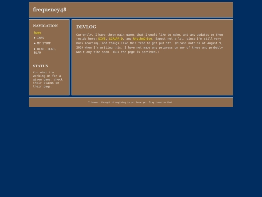 devlog screenshot