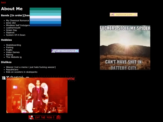 aboutme screenshot
