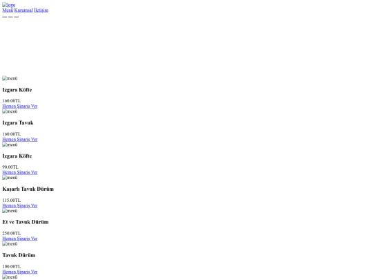 menü screenshot