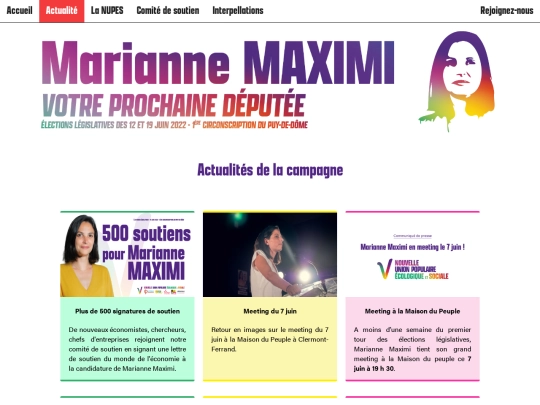 Maximi/Actualites screenshot