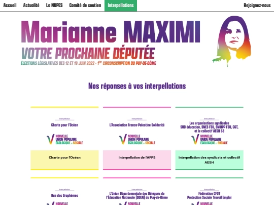 Maximi/Interpellations screenshot