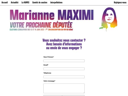 Maximi/contact screenshot