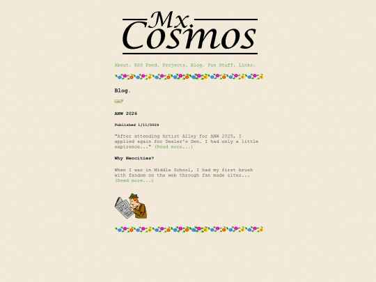 blog screenshot