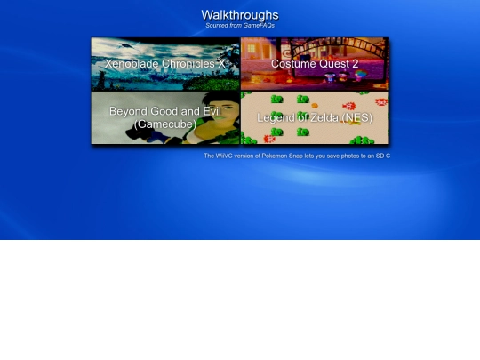 walkthroughs screenshot