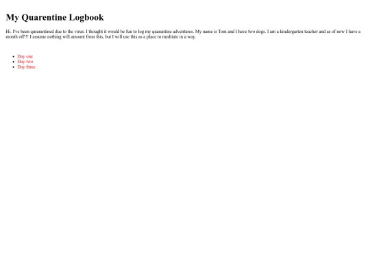 index screenshot