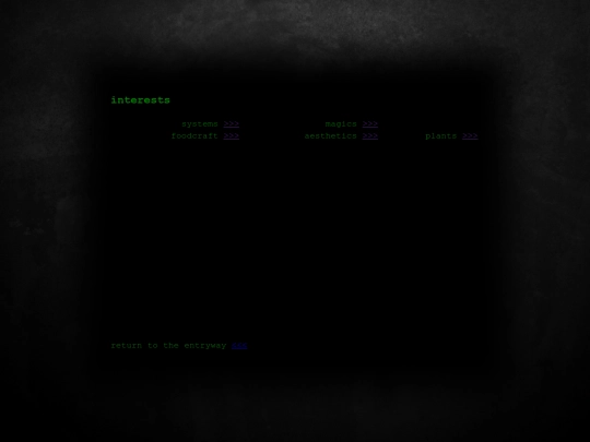 interests screenshot