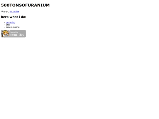 index screenshot