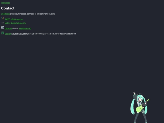 contact screenshot