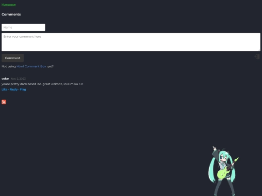 guestbook screenshot