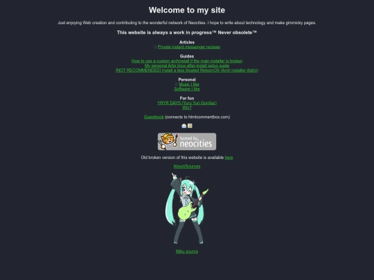 index screenshot