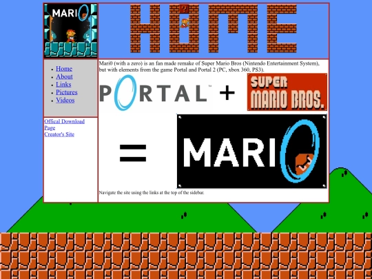 mari0/Home screenshot